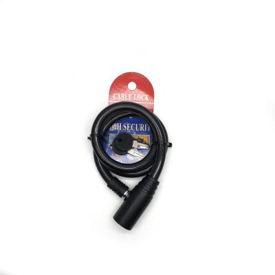 China PE Bicycle Safe Coiled Cable Key Lock Bicycle For Sale for sale