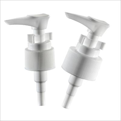 Cina High quality good price 24/410 plastic lotion pump with clip for cosmetic bottles in vendita