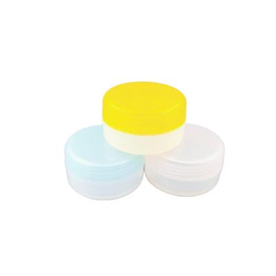 China Yuyao Eco-friendly wholesale 10ml colorful plastic cosmetic jars fancy cosmetic jars for sale