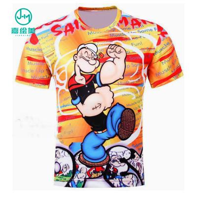 China Best JHM Polyester Sublimation Anti Shrink Gents T Shirts For Sale, T Shirt Size S M L Xl Xxl for sale