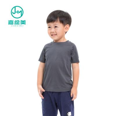 China JHM Kids Anti-Shrink New Cheap Custom Stylish Sports Tops Sport Fitted Blank T-Shirt for sale