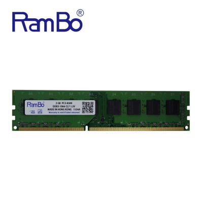 China RamBo RAM Memory Long Dimm DDR3 1066mhz PC3-8500 CL7 2GB Desktop RAM for sale