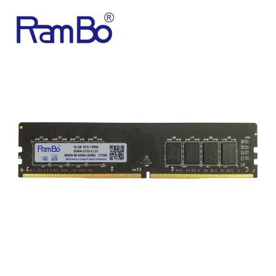 China Desktop Rambo DRAM For PC Desktop RAM Memory DDR4 2133 PC4-17000 16GB Long DIMM for sale