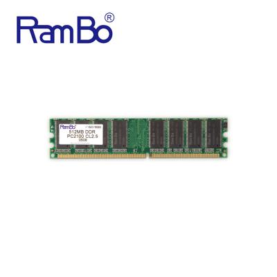 China Long RDA 266mhz Desktop RAM PC2100 CL2.5 8chips 512MB Dimm RamBo Desktop Memory Modules for sale