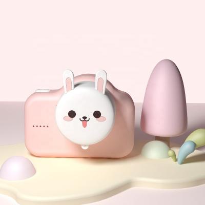 China About 20MP Cartoon Digital Camera Dual Shot HD 720P 2 Inch IPS 20 Million Pixels White Rabbit Kids Smart Video Camera for sale