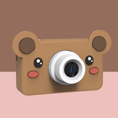 China > Dual 2 Inch IPS 32MP Cute Bear Shooting Digital Camera 25MP Cute Camera Cartoon Kids Mini Camera for sale