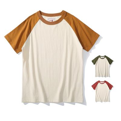 China Wholesale Breathable Mens Cotton T Shirt Raglan Sleeve Design T Shirts For Men High Quality Skin-friendly Mens T-shirt for sale