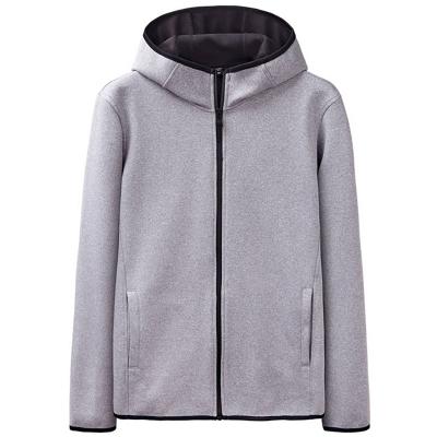 China New fashion regular men's fleece jacket zipper up sweatshirt with hood outdoor sports fleece jacket men 2021 for sale