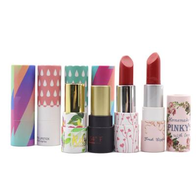 China Free Sample Custom Biodegradable Private Label Lipstick Packaging Tube Waterproof for sale