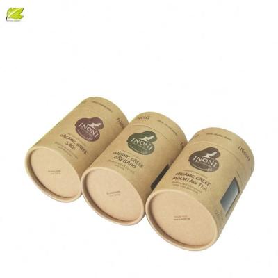 China Biodegradable Custom Printed Tea Set Gift Boxes Flower Tea Packaging Round Boxes With PVC Window for sale