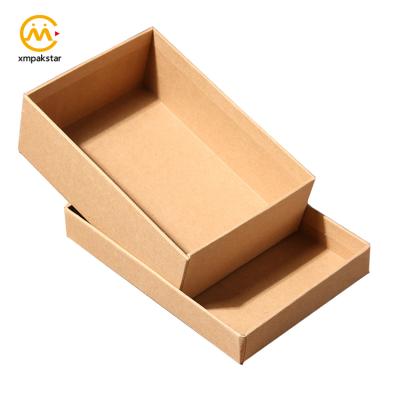 China Recyclable Eco Friendly Custom Rigid Lid And Base 2 Piece Cardboard Kraft Paper Packaging Box for sale