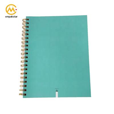 China Practical Custom Plain Paper Spiral Custom Cover Factory Journal A4 Thick Spiral Notebook Printing for sale