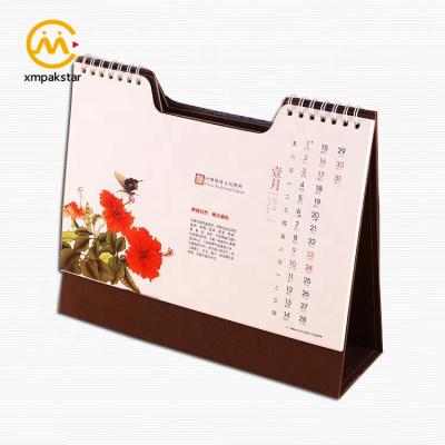 China Table Calendar Bulk Purchase Block Beauty Luxury Paper Folding Custom Desk Calendar for sale