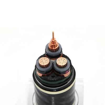 China Armored Construction Medium Voltage 3 Core 70mm Xlpe Insulated Power Cable 33kv for sale