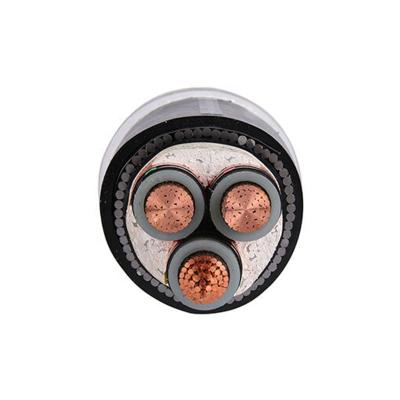 China Underground Medium Voltage Electrical Copper Conductor XLPE MV For Construction 35mm Aluminum Power Cable for sale