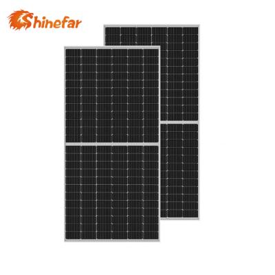 China Hot Sale A Cell Solar Panels 440w 450w 460w PV Module Half Half Cut PV Panel 166mmx166mm for sale