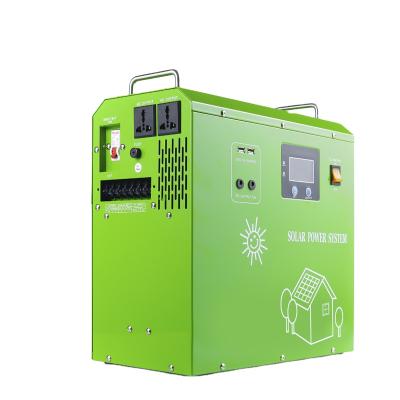 China Hybrid Solar Inverter Off Grid Hybrid Inverter 700w 12v with Inverter Controller Built in 100AH ​​Battery Solar Inverter for sale