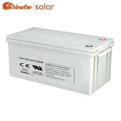 China deep cycle solar power system lead acid battery 12v 100Ah 150ah 200ah solar battery price for sale