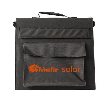 China military foldable solar panel 80w 100w 200w 550*390*55mm waterproof for sale