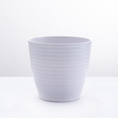 China Newest Design Custom Plastic Oval Flower Pot Eco - Friendly Small for sale