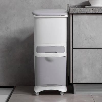 China Sustainable Best Price Plastic POS And Eco - Friendly Feature Rubbish Bin for sale