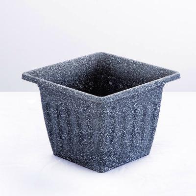 China eco-friendly home decoration small size 12 inch plastic flower pot for sale