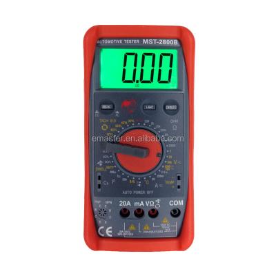 China Automotive Digital Multimeter With Large LCD Display Screen MST-2800B for sale