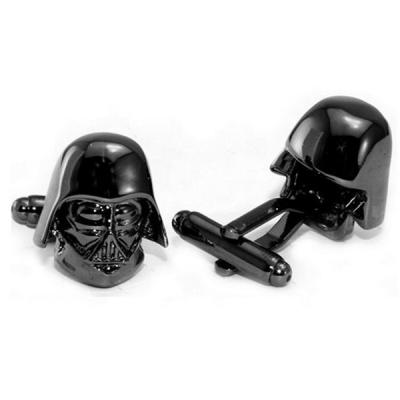 China New Classic High Quality Star W Cufflink Shirt Cufflinks Fashion Darth Vader Cufflinks For Party for sale