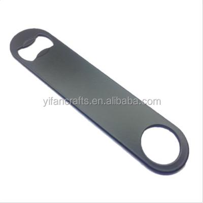 China Viable Black Bartender Stainless Steel Beer Mamba Speed ​​or Snap Bottle Opener for sale