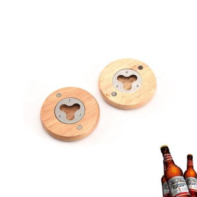 China Fashion Creative Wooden Bottle Opener Stainless Steel Grape Bottle Opener Beer Bottle Opener for sale