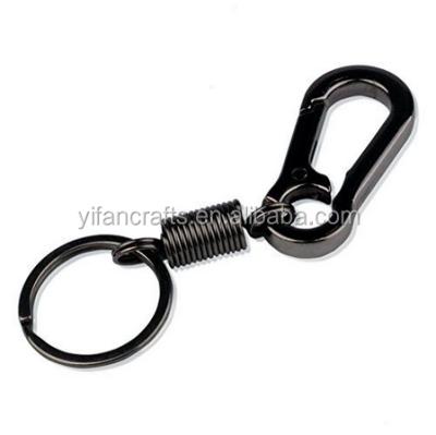 China Classic Carabiner Strong Clip Holder Key Promotion Gift Zelta Spring Key Chain Polished Chrome for sale