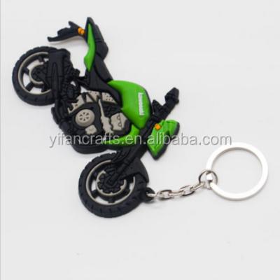 China Promotion Gift Rubber Key Chain Key Chain Pendant For KAWASAKI Motorcycle Model Cool Keyring for sale