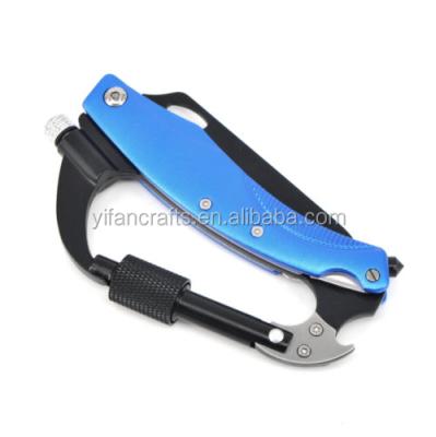 China Professional Universal Aluminum Carabiner Climbing Tool Outdoor Survival Carabiner for sale