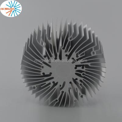 China Aluminum Alloy Extrusion Aluminum Led Fan Cooler Heatsink for sale