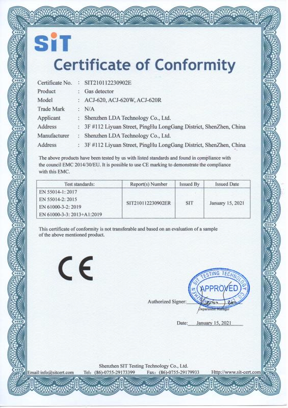 CE - Shenzhen LDA Technology Co., Ltd.