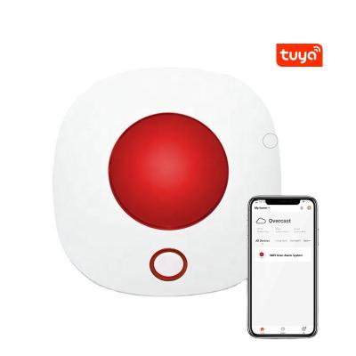 China Tuya Siren alarm system hub alarm system wifi strobe siren wireless home sound and light alarm system ACJ-S411 for sale