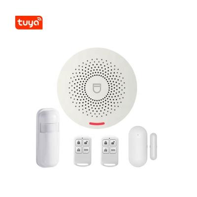 China Smart Voice Prompt Smart Phone Tuya Alarm System Home WiFi Alarm System Android Home Security for sale