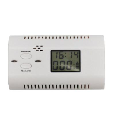 China Intelligent Voice Promopt Human Voice Prompt Digital LCD Display to Show Standalone Carbon Monoxide Alarm Detector for sale