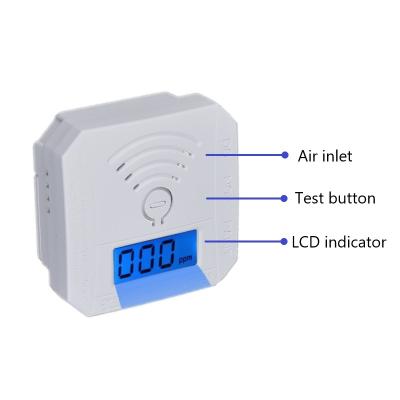 China Handheld Warning Miniature Carbon Monoxide Detector Low Battery Household Carbon Monoxide Alarm for sale