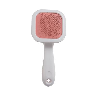 China Amazon Viable Hot Sales Rotatable Single Layer Round Head Cat Comb Pet Bruash L For Pet Grooming for sale