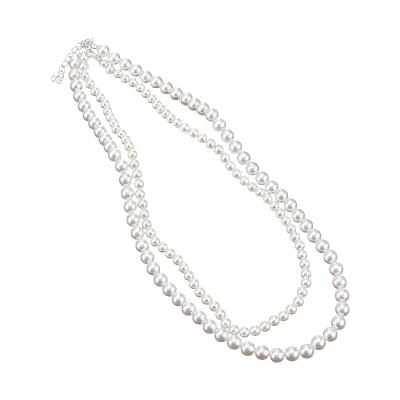 China Casual / Sporty Temperament Design Two Sizes Bead Necklace Best For Female Women Fashion Chains Necklaces for sale