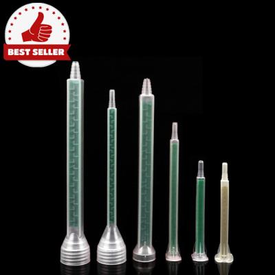 China PMF+FMC Tube Pipe Nozzle Glue Epoxy Resin Silicone Round Mouth Portable Epoxy Plastic Dynamic Adhesive Static Mixer Rm12-16 for sale