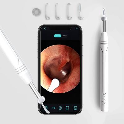 China Newest wifi ear camera ear clean camera otoscope ear wax Earpick Kit With Light W1 for sale