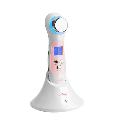 China Acne Treatment Home Use Instruments Facial Massage Machine For Clean Face Ultrasonic Vibration Beauty Device Face Care Tool for sale