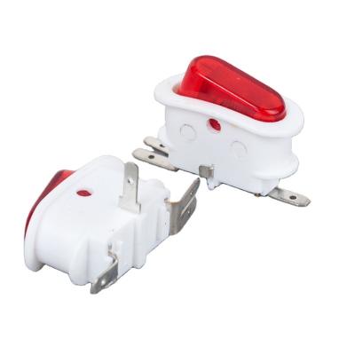 China High Quality ON-OFF-OFF KCD4 DPST 4 Pin Rocker Boat Red Color ON-OFF-OFF Switch 15A/20A AC 250V/125V for sale