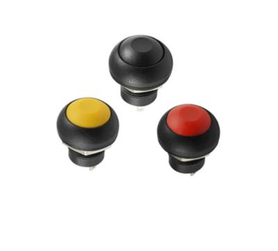 China Latest Locking Plastic Push Button Switch Locking On-Off Spst For Slot Machine for sale