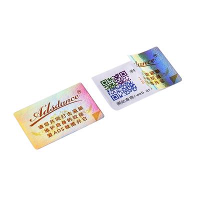 China Double Layer Pearlized Sticker Variable BOPP Data Printing LOGO Printed Random Serial Number Barcode Label Stickers Security QR Number Double Layer Barcode Sticker for sale