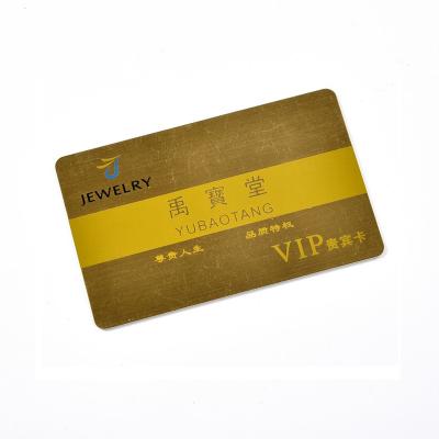 China Eco-friendly Double Side Advertising Printing Custom Name Membership PVC VIP Gift Certificates PVC Plastic Business Card for sale