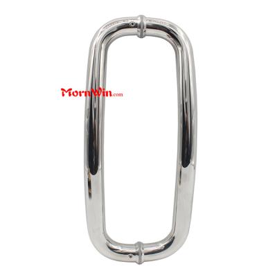 China Commercial glass door glass door handle stainless steel front door handle stainless steel tube door handle for sale