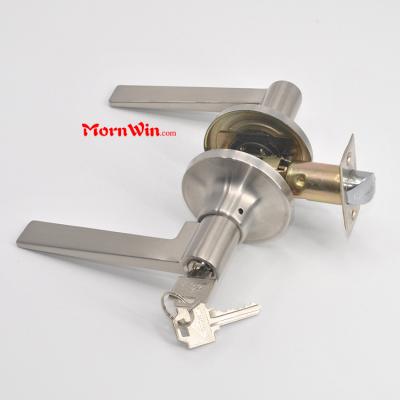 China High Quality Door ET PS BK SN Lever Door Lock Tubular Privacy Door Lever Lock for sale